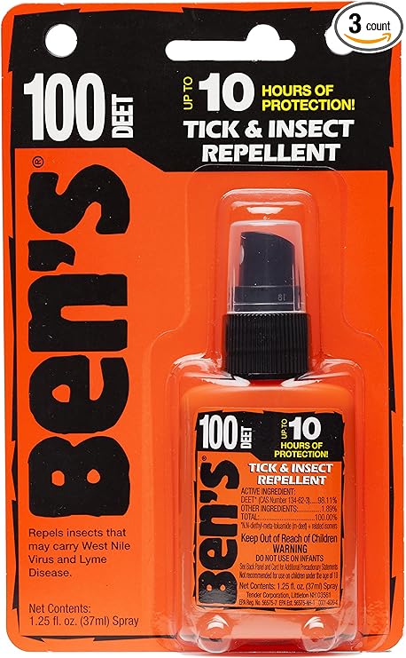 Ben's 100 Deet Insect Repellent Pump, 1.25 oz.