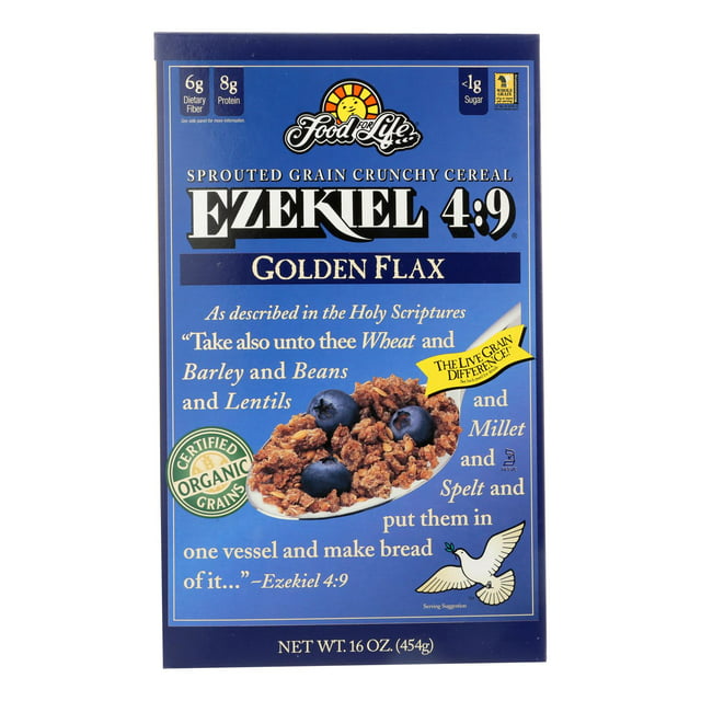 Food For Life Cereal Ezekiel 4:9 Golden Flax