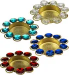 Tealight Diya Tea Lights Candle Holder Decorative Unique Home Decoration, Set of 4