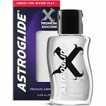 Astroglide X Liquid, Premium Silicone Personal Lubricant, Waterproof Lube, Travel Friendly Size, 2.5oz