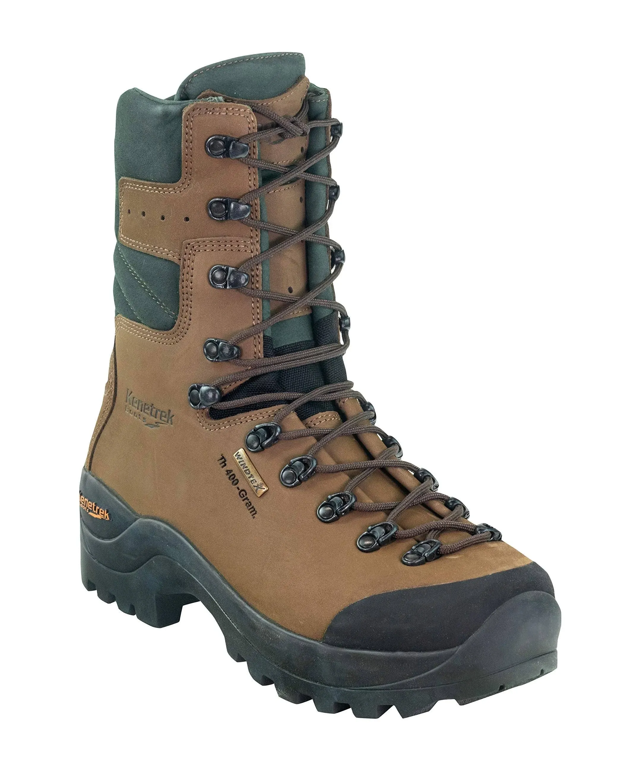 Kenetrek Men's Mountain Guide 400 Insulated Hunting Boots (Brown, 11.5 Wide)