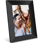 7 Inch Smart WiFi Digital Picture Frame with Touch Screen, Send Photos or Small Videos from Anywhere, IPS LCD Panel, Built in 8GB Memory, Wall-Mountable, Portrait&Landscape(Black)