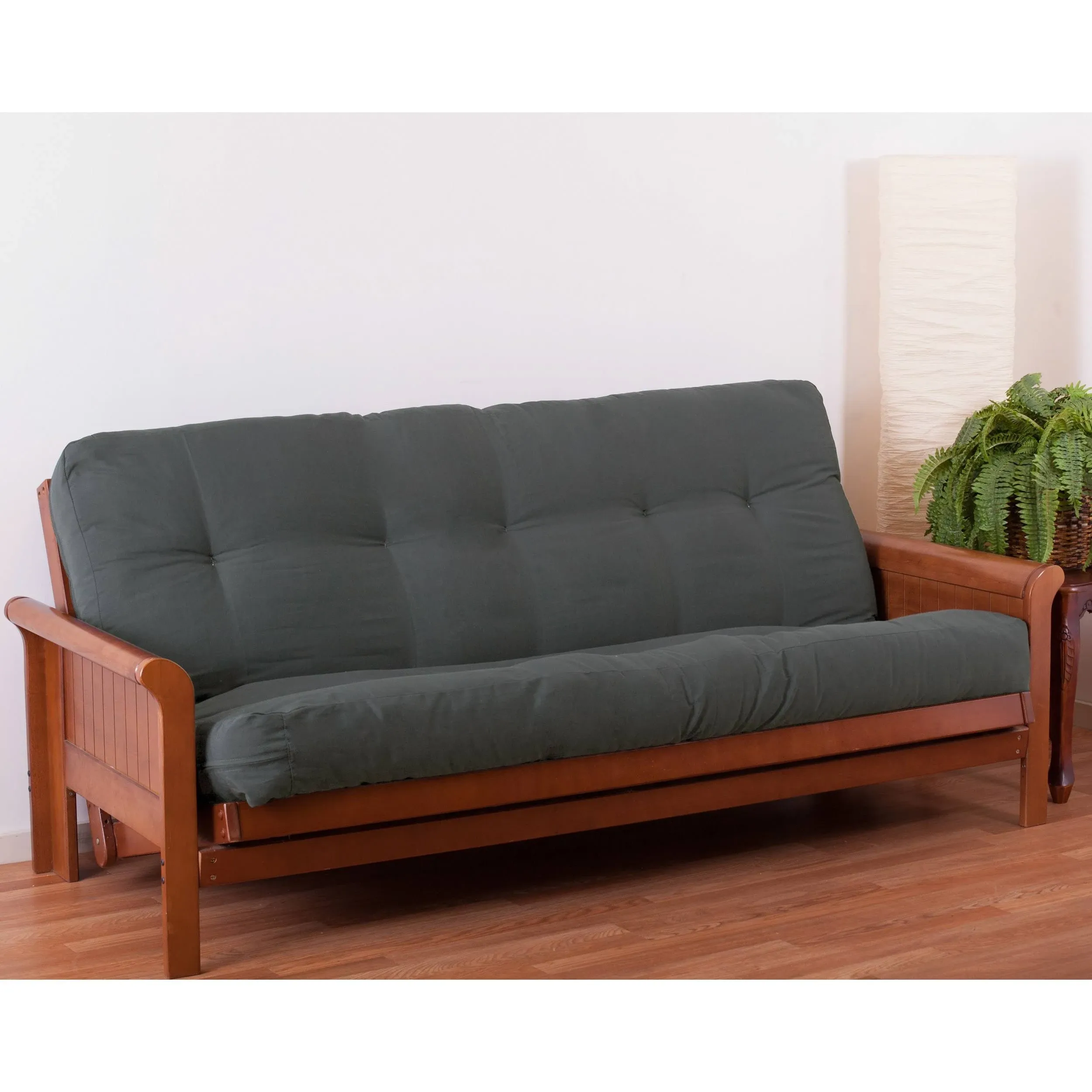 Blazing Needles 8 in. Renewal Twill Futon Mattress