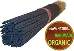 Yajna Frankincense and Myrrh 100% Natural Incense Sticks Handmade Hand Dipped The Best Woods Scent 100 Pack