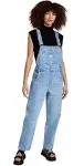 Women's Vintage-Style Cotton Denim Overalls