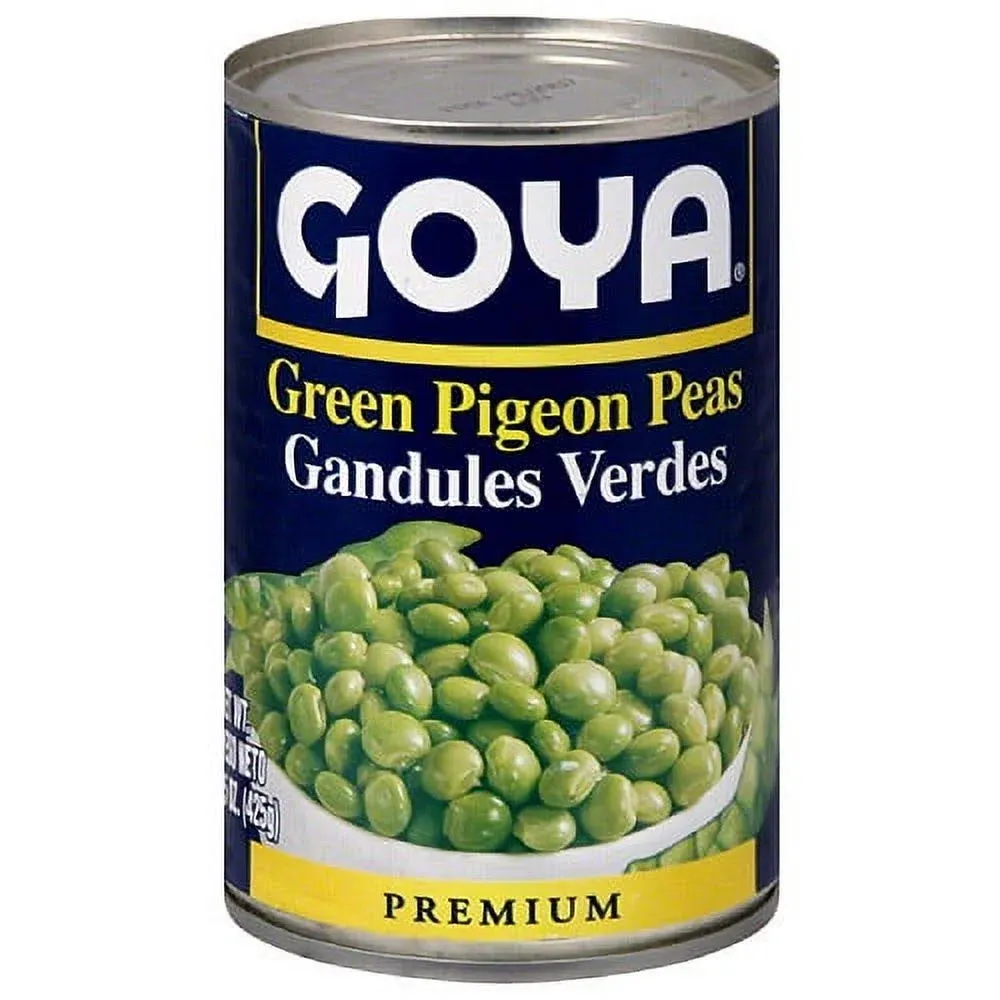 Goya Green Pigeon Peas, 15 Ounce, 24 per Case