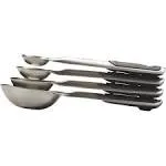 OXO 11132100 Measuring Spoon Set Good Grips Stainless Steel Black/Silver Black/Silver