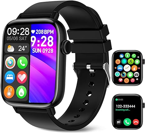 Smart Watch for Men Women Fitness: (Answer/Make Calls) 1.9&#034; Bluetooth Call Smart