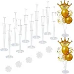 ROYUYE 10 Sets of Balloon Stands for Table Balloon, Adult Unisex, Size: One Size