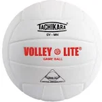 Tachikara Svmn Volley-Lite Training Volleyball, White