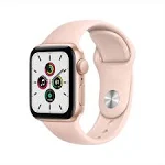 Apple Watch SE GPS + Cellular 40mm Starlight Aluminum Case with Starlight Sport Band - M/L