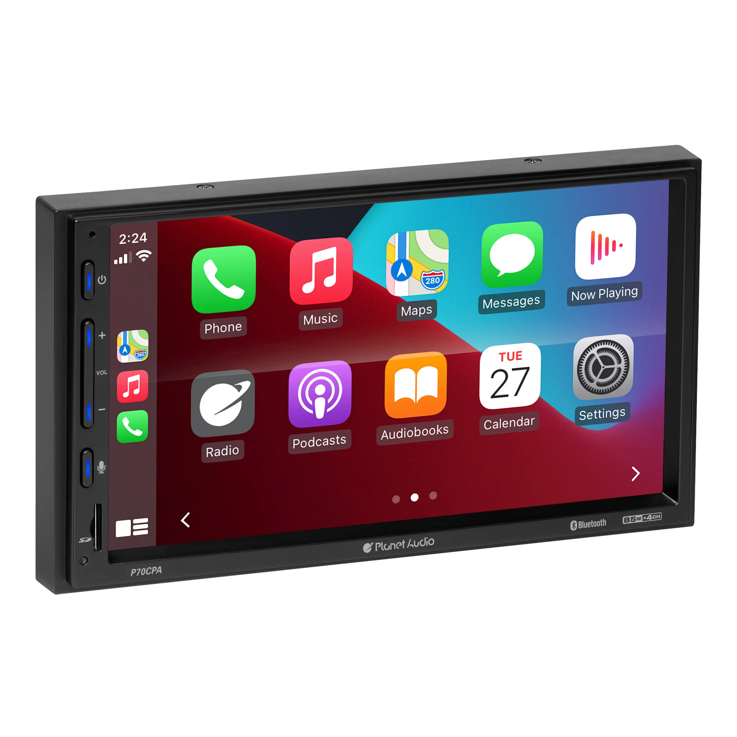 Planet Audio P70CPA 7 Inch Bluetooth Touchscreen Digital Media Receiver