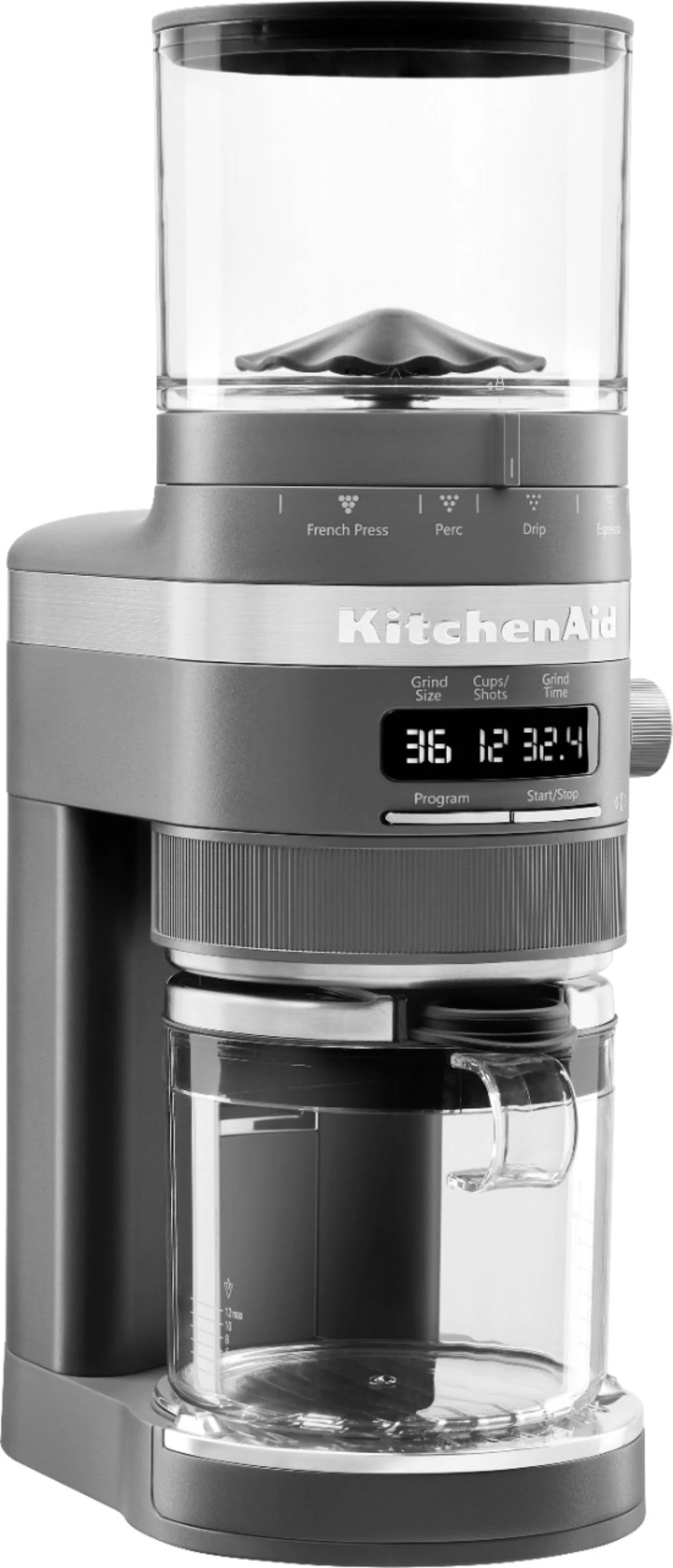 KitchenAid - Burr Coffee Grinder - Matte Charcoal Grey