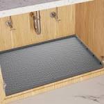 Sdpeia Large Under Sink Mat for 36acabinet,silicone Waterproof Mat,34 x 22 Kitchen Cabinet Liner Holds Over 22 Gallons,cabinet Protector,under Sink