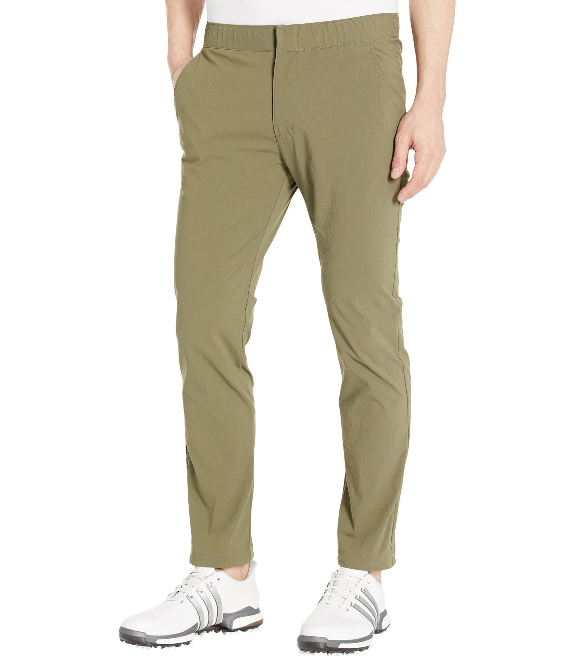 Adidas Ripstop Golf Pants Olive Strata S Mens