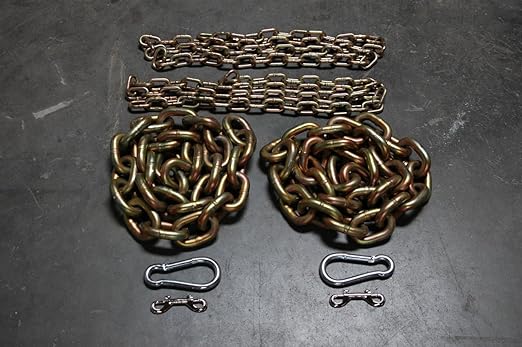 Weight Lifting Chain Package - 42.6 lbs - 5/8&#034;  Power Lifting - Crossfit - Gym 