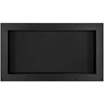 Suteck Shower Niche Ready for Tile 16" x 28", Single Shelf Niche Shower Tile Ready Niche for Shower Bathroom Storage Niche Tile Recessed Shower Shelf, Black