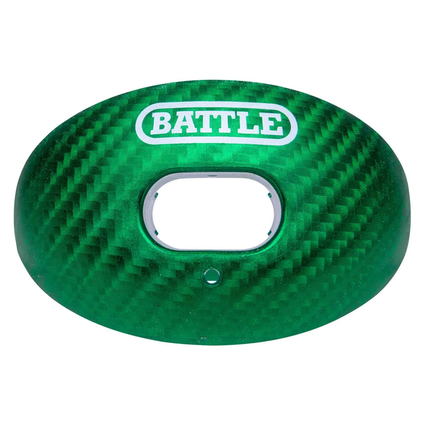 Battle Sports Carbon Chrome Oxygen Lip Protector Mouthguard with Strap