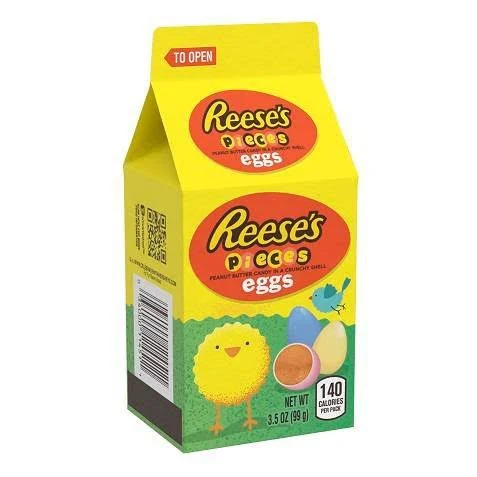 Reese's Pieces Candy, Eggs - 3.5 oz