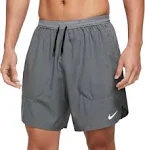 Nike Men's Dri-Fit Stride 2-in-1 7” Shorts, Medium, Smoke Grey