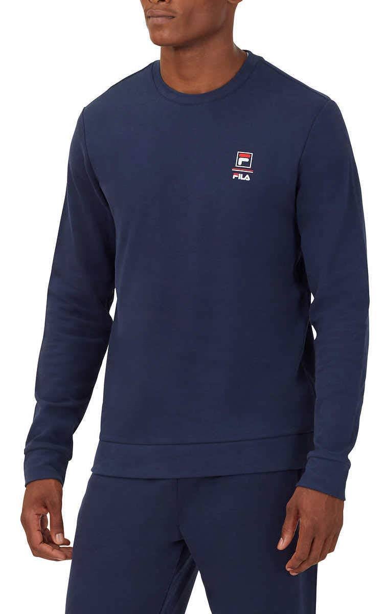 Fila Mens Long Sleeve Crew Neck Lightweight Sweatshirt