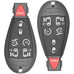 Keyless Remote Smart Key Fob Replacement Fit for 2008-2016 Chrysler Town and Country 2008-2016 Dodge Grand Caravan 2008-2020, M3N5WY783X