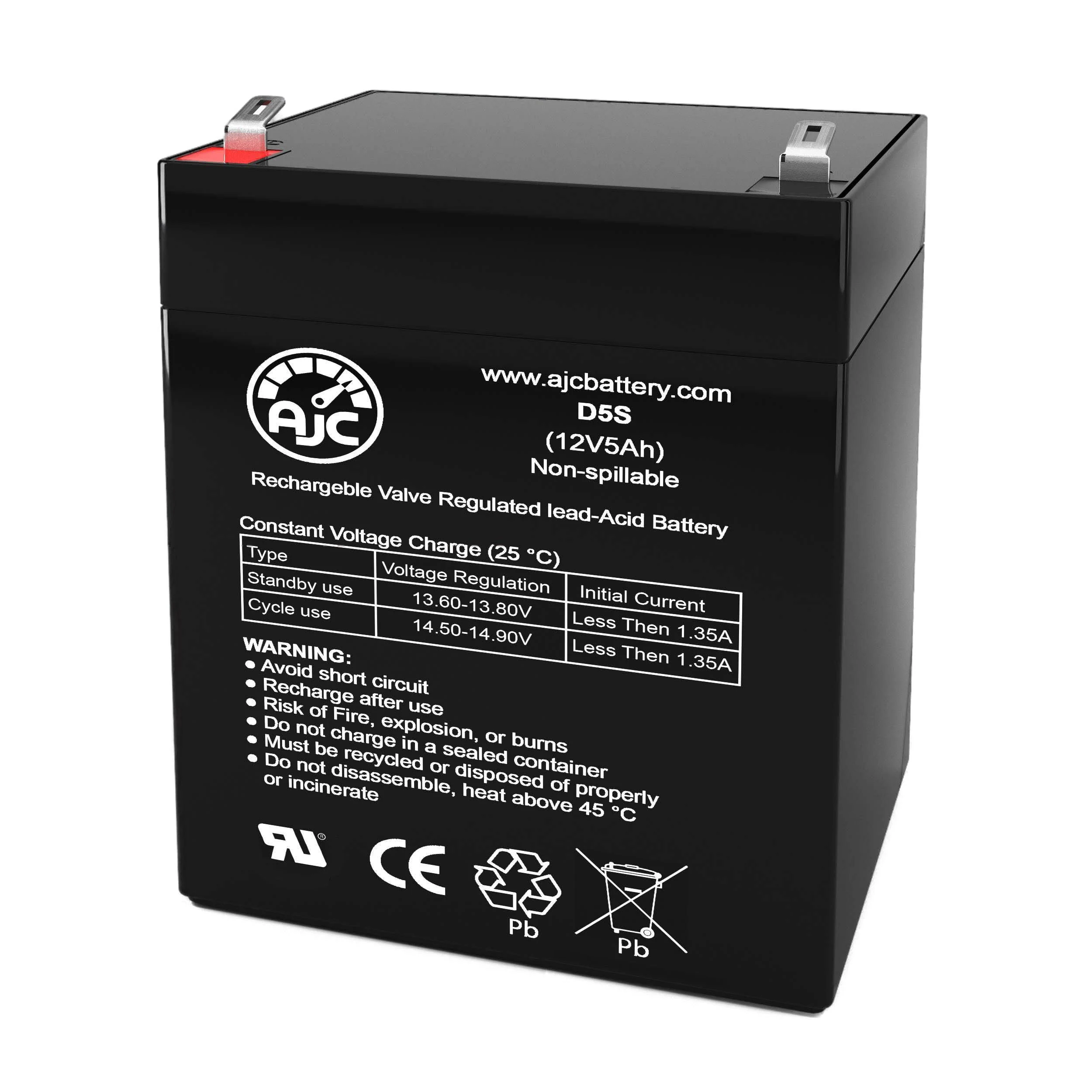 AJC Battery Compatible with Liftmaster 8550 Elite Series Garage Door Opener 12V 5Ah Garage Door Battery