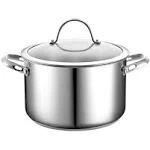 Cooks Standard 6-Quart Stainless Steel Stockpot with Lid