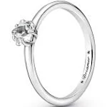 Celestial Sparkling Star Solitaire Ring