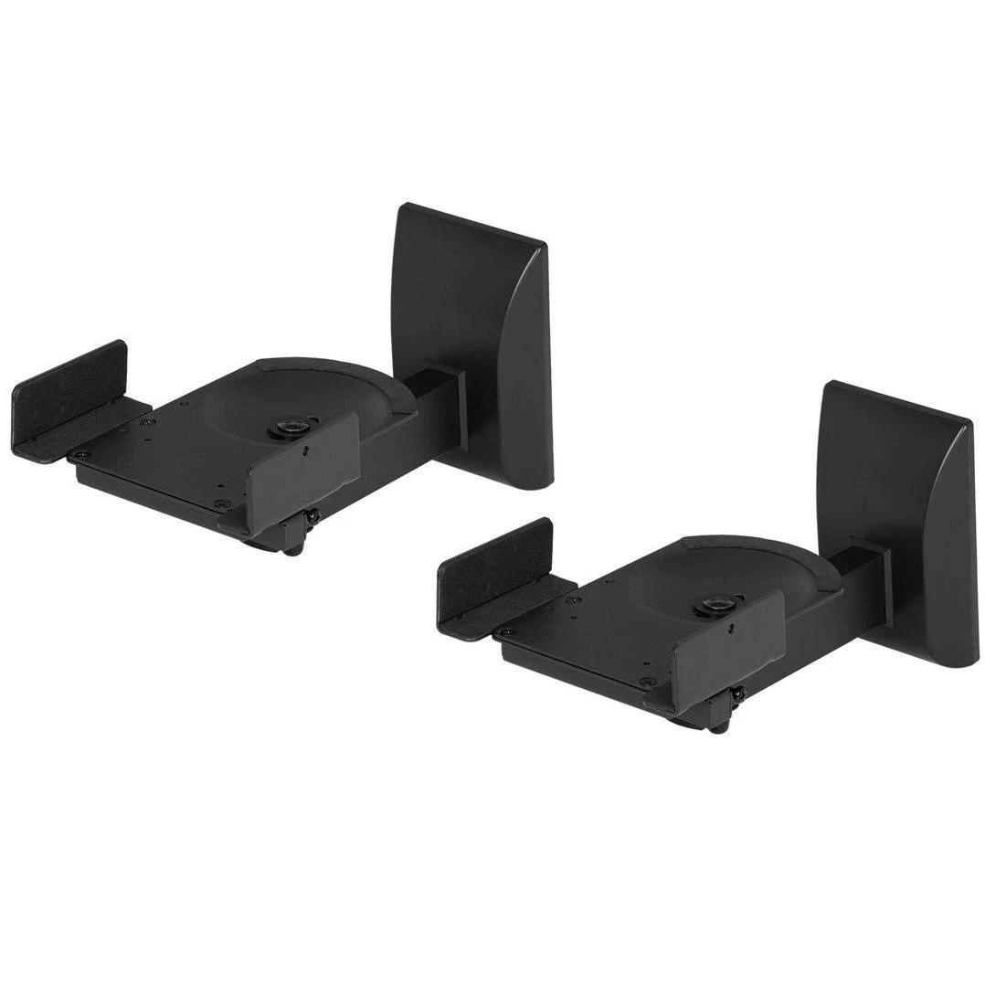 WALI Speaker Wall Mounts, Dual Side Clamping Bookshelf  Assorted Sizes 