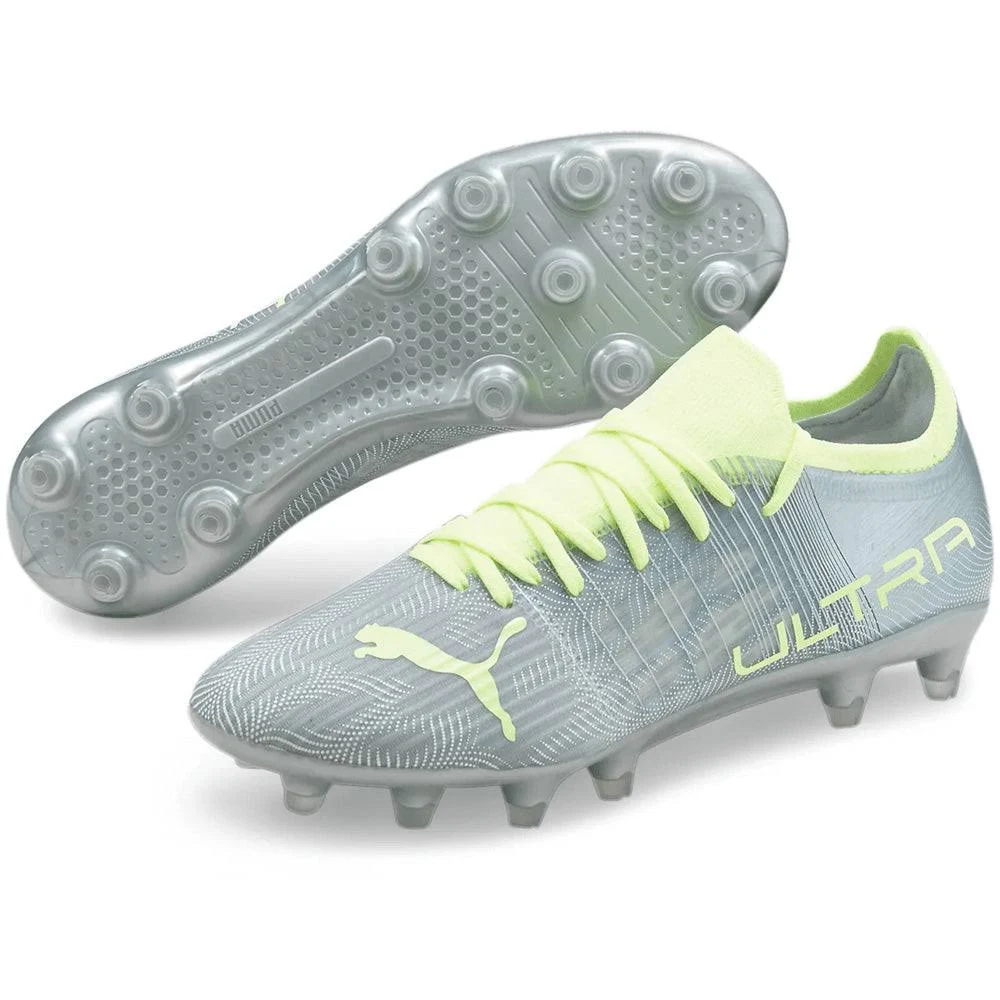 Puma Womens Ultra 3.4 Firm Ground/Soccer Cleats Cleated, Firm Ground - Silver