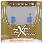 SYLVANIA - 9006 (HB4) SilverStar zXe GOLD High Performance Halogen Headlight Bulb - Headlight & Fog Light, Bright White Light Output, Best HID Alternative, Xenon Charged Technology (Contains 2 Bulbs)