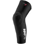 100% Teratec Knee Guards - Black - XL