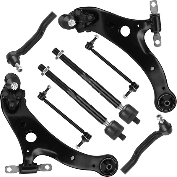 8pcs Front Lower Control Arms w/Ball Joints for 2004-2010 Toyota Sienna MS861...