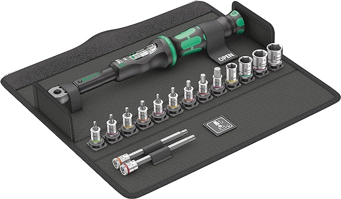 Wera Bicycle Set Torque 1 Torque Wrench Set - 16 Piece