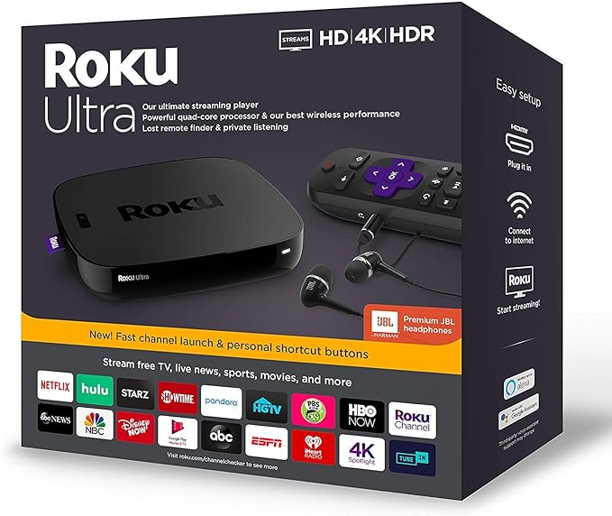 Roku Ultra 4K/HDR Streaming Player