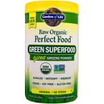 Garden of Life Perfect Food Raw Organic Green Super Food Powder, Original - 7.4 oz canister