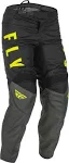 Fly Racing F-16 Youth Pants-Grey/Black/Hi-Vis-24