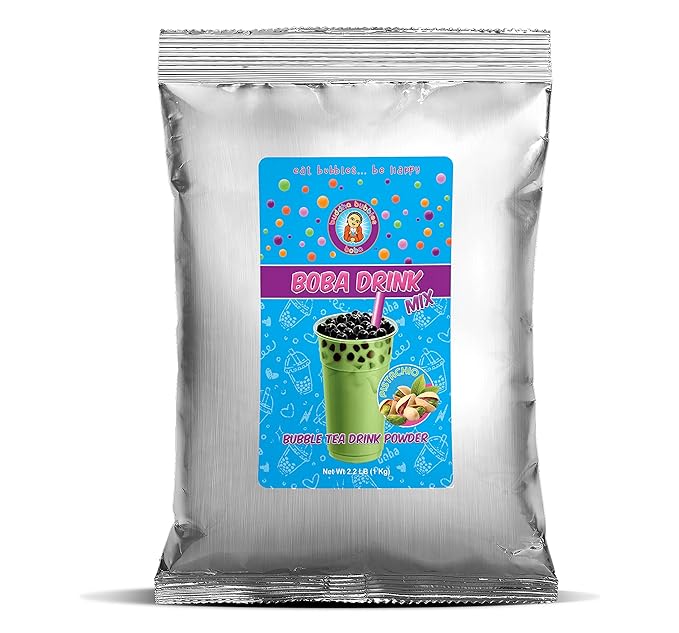 PISTACHIO FRAPPE Drink Mix Powder by Buddha Bubbles Boba (1 Kilo | 2.2 Pounds)