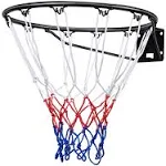 VEVOR Wall Door Mounted Basketball Hoop with Heavy Duty Q235 Basketball Flex Rim