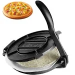 VEVOR Tortilla Press, 10 inch Tortilla and Roti Maker, Cast Iron Heavy Duty Tortilladora Press, Pre