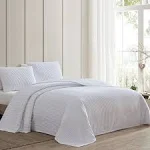 Channel Chenille Bedspread - White - Full