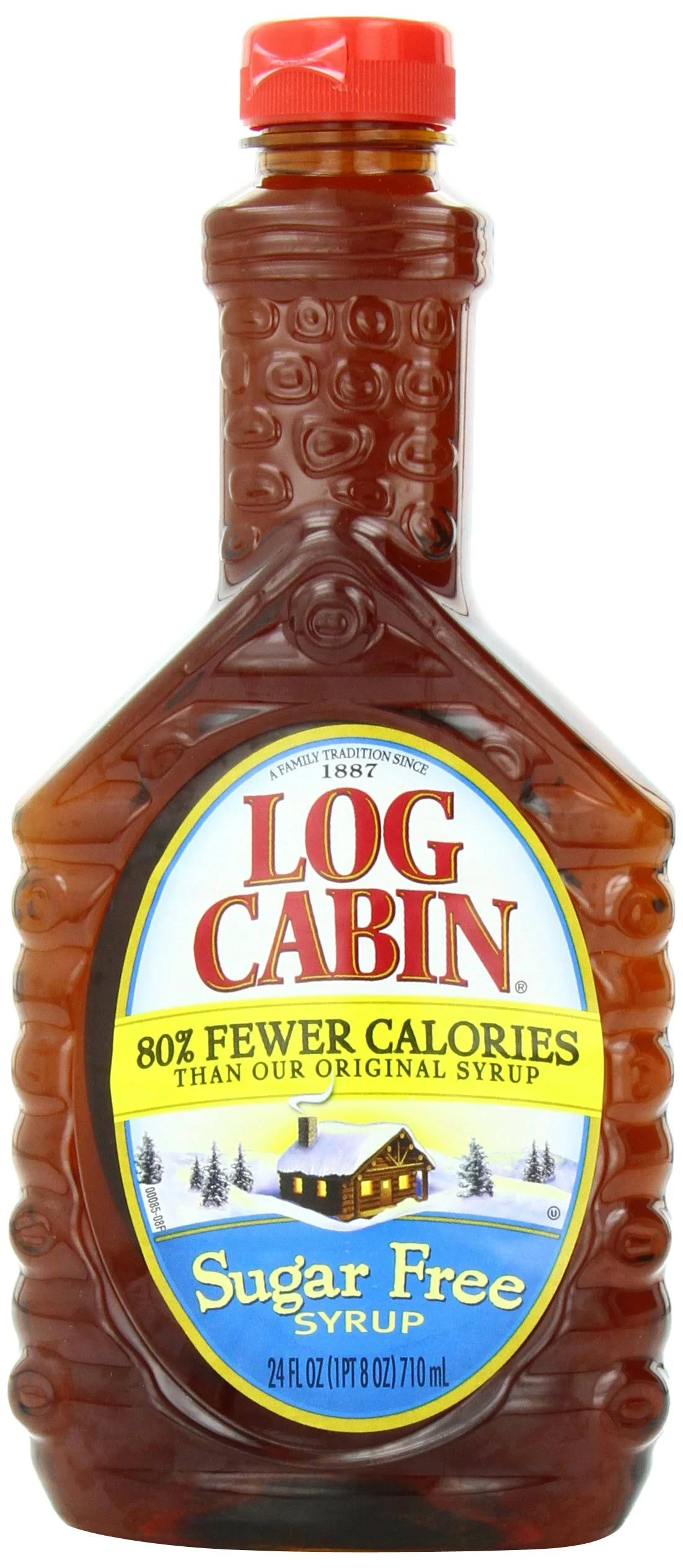 Log Cabin Sugar Free Syrup, 24 Fl Oz (Pack of 4)