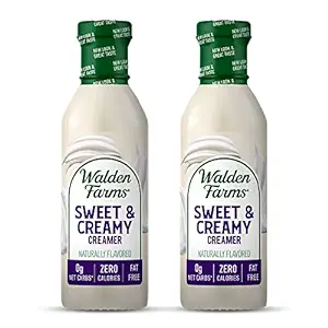 Walden Farms Sweet Cream Coffee Creamer 355ml (Pack of 2)