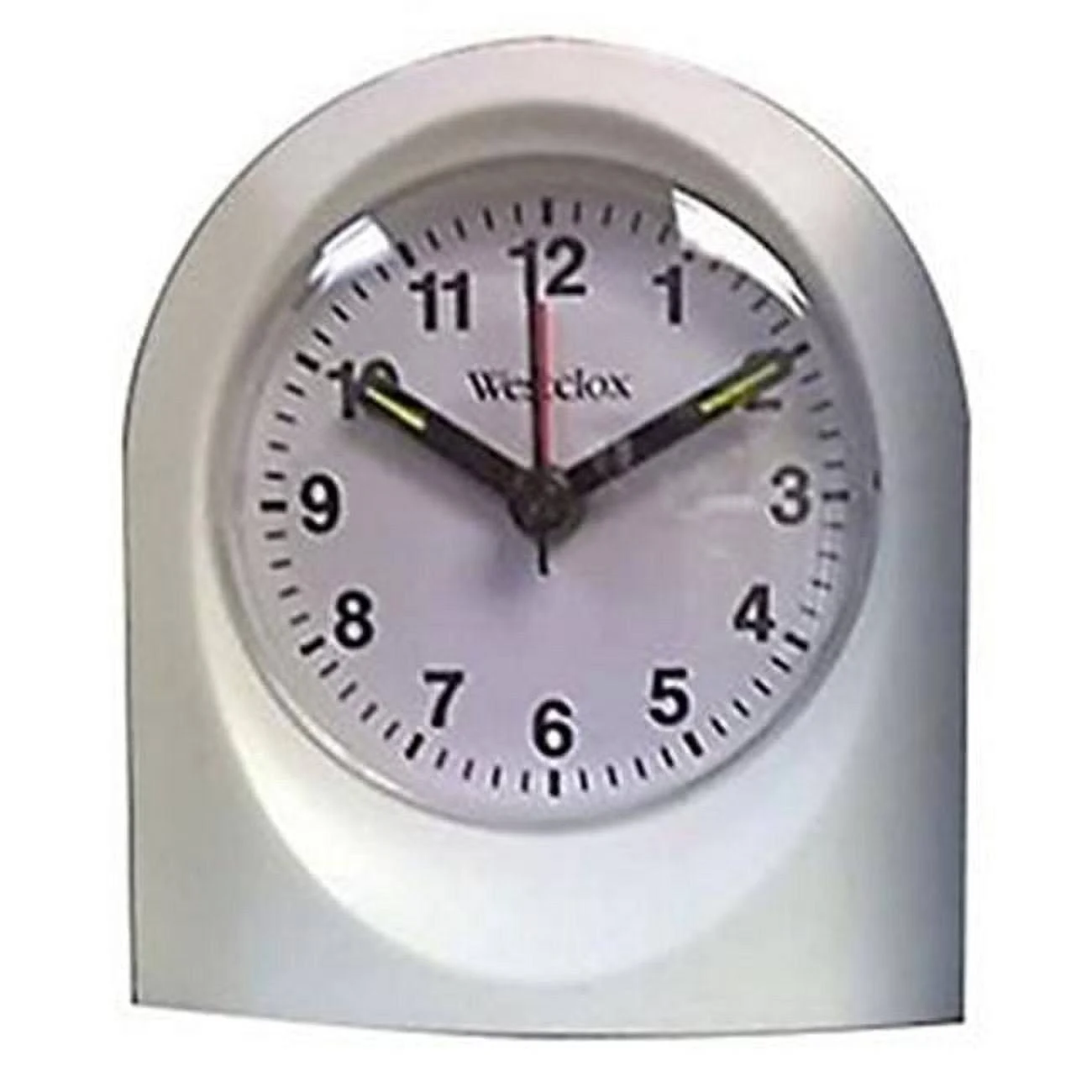 Westclox 47312 Quartz Alarm Clock Black Case, No Size