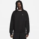 Nike Solo Swoosh Fleece Crewneck Black / White