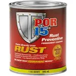 POR-15 45404 Semi-Gloss Black Rust Preventive Coating