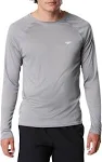 Speedo Men's Long-Sleeve Swim Tee - Gray