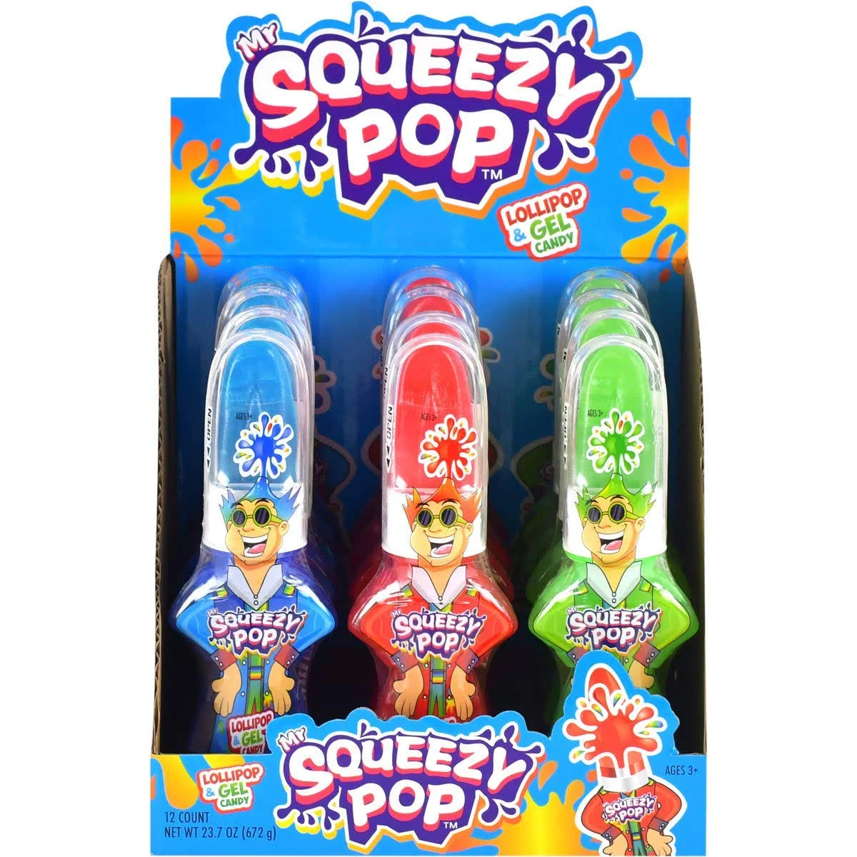 Mr Squeezy Pop - 12 Count