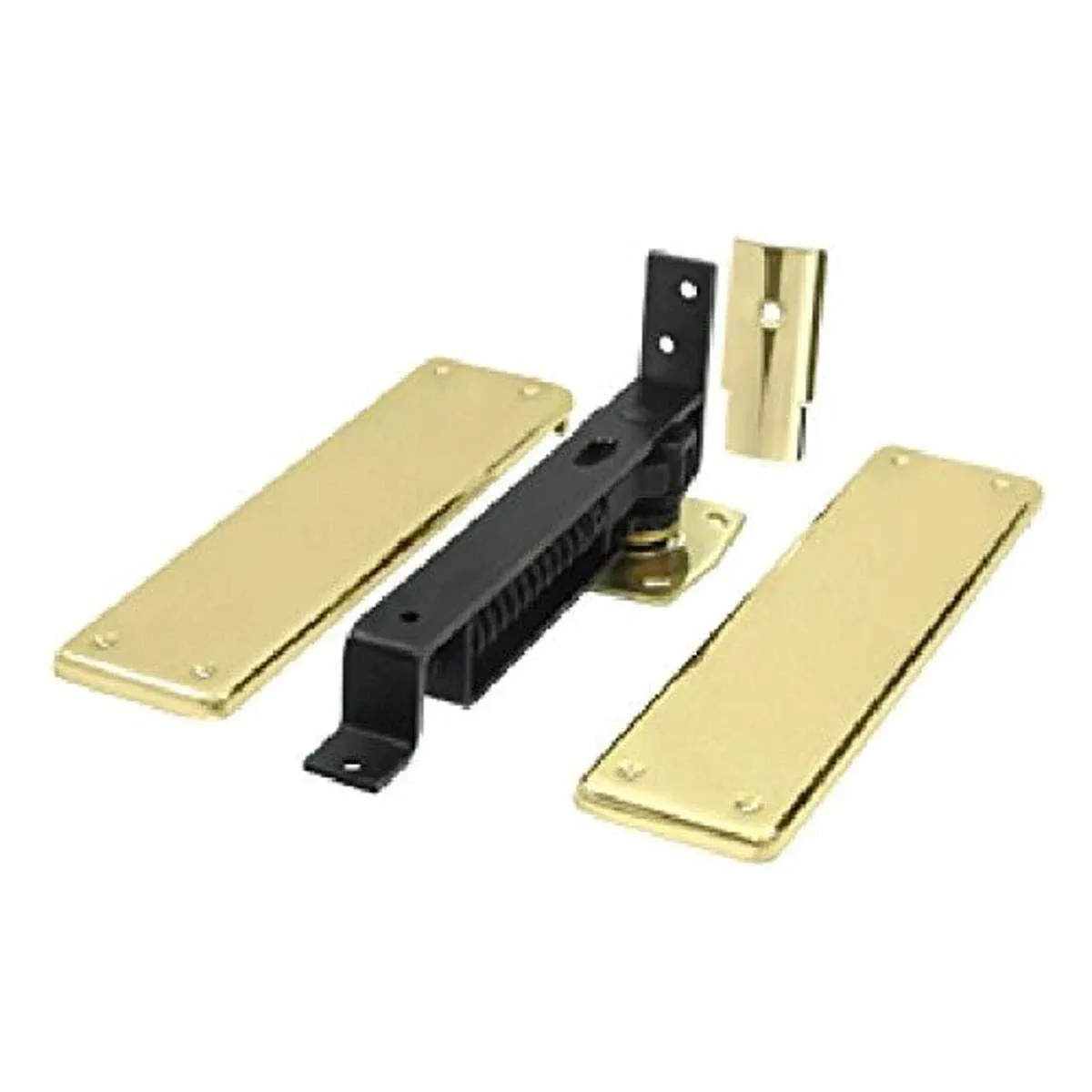 Deltana DASH95U3 Double Action Spring Door Hinge - Polished Brass